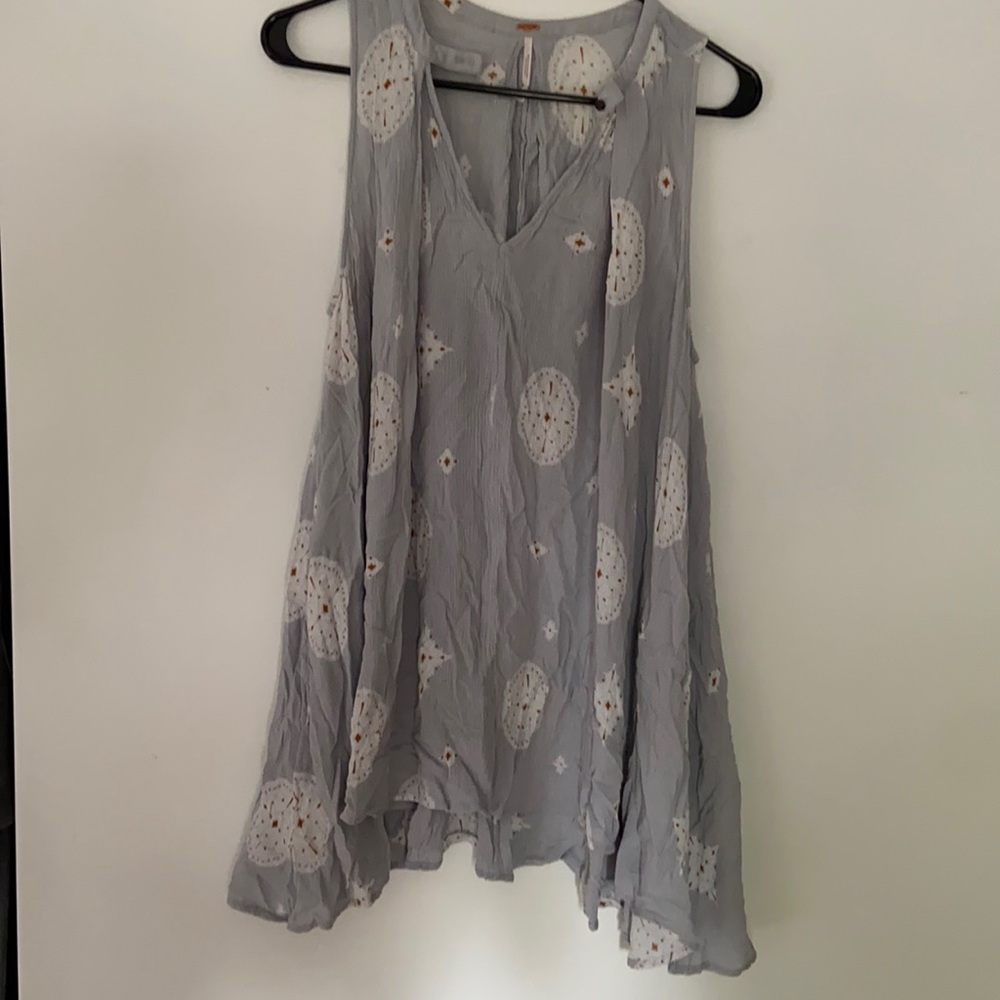 Light blue free people top